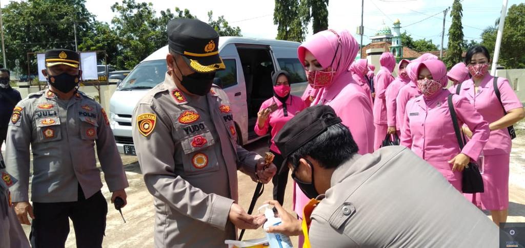 Kapolres Mesuji AKBP Yuli Haryudo S.E Kunjungan Kerja, Ke Mapolsek Mesuji Timur dan Polsubsektor Rawa Jitu Utara